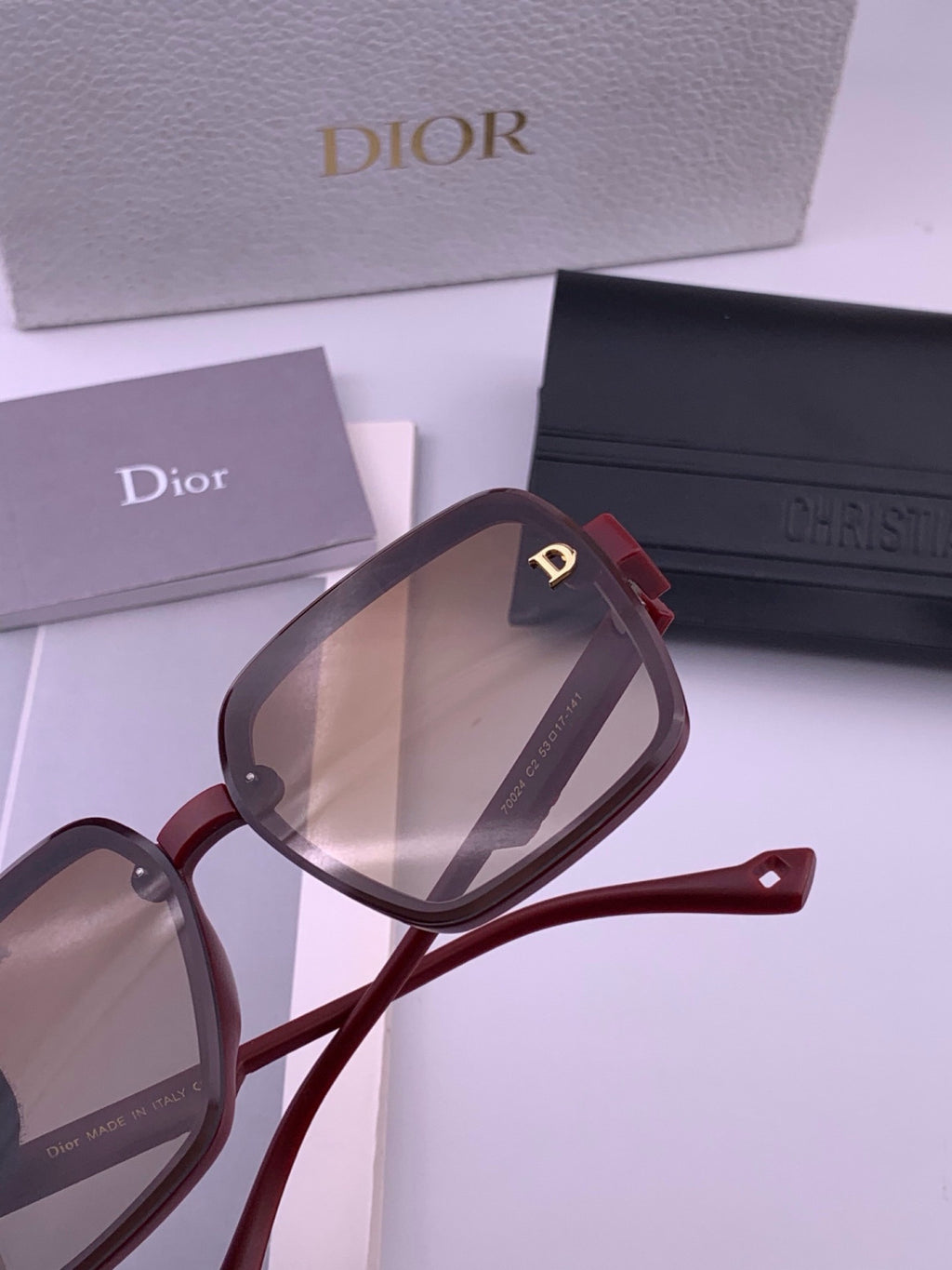 Dior D47002 Fashion Purple Lens Sunglasses for Men & Women - 449160 - detail image 3