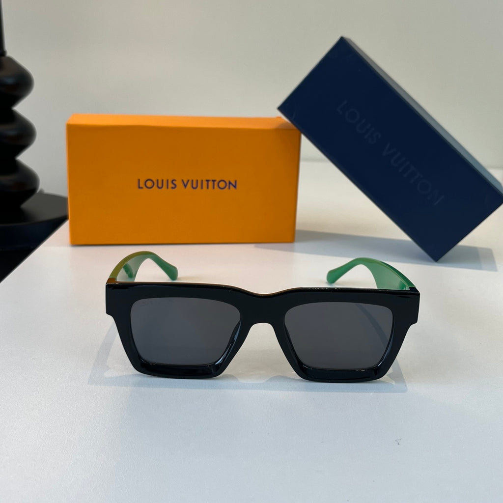 Louis Vuitton Metal Fashion Black Lens Sunglasses for Men & Women - 448551 - detail image 2