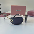 Miu Miu Fashion Blue Lens Sunglasses for Men & Women - 449737