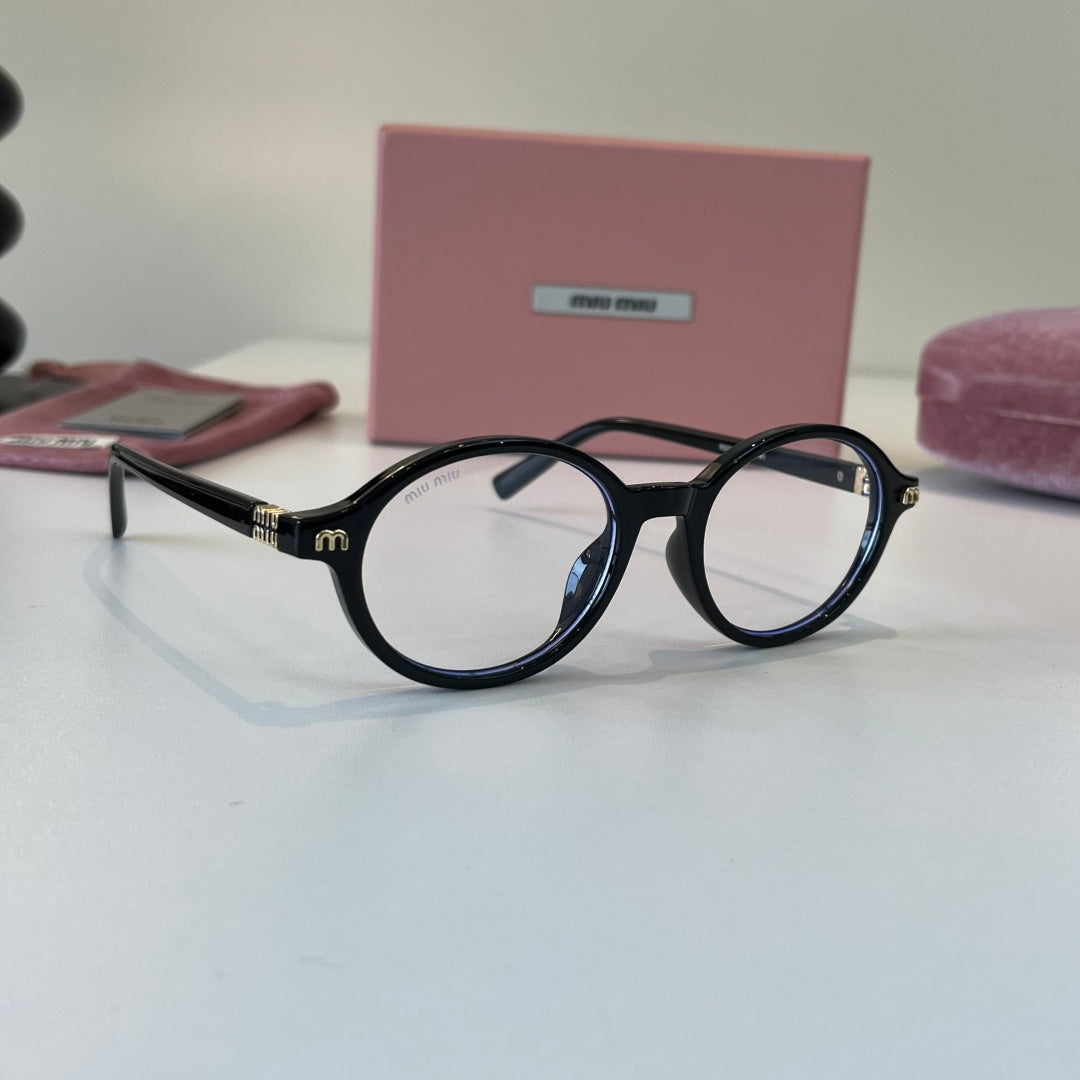 Miu Miu Round Silver Lens Sunglasses for Men & Women - 449742