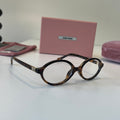 Miu Miu Round Silver Lens Sunglasses for Men & Women - 449743