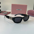 Miu Miu Cat-Eye Silver Lens Sunglasses for Men & Women - 449746