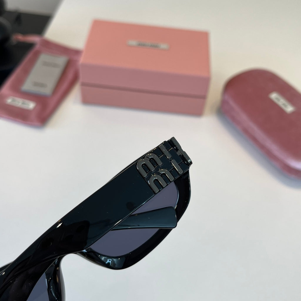 Miu Miu Cat-Eye Black Lens Sunglasses for Men & Women - 449748 - detail image 6