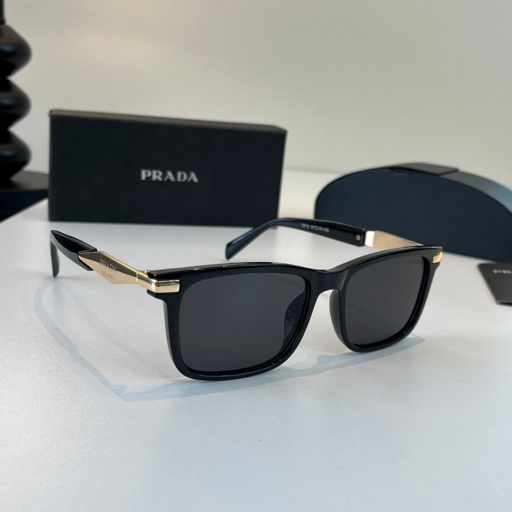 Prada Fashion Black Lens Sunglasses for Men & Women - 449391