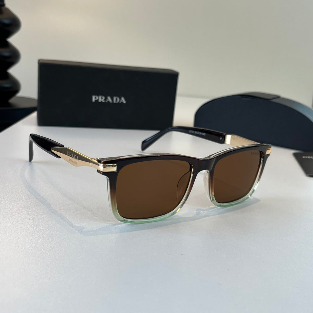 Prada Fashion Brown Lens Sunglasses for Men & Women - 449393