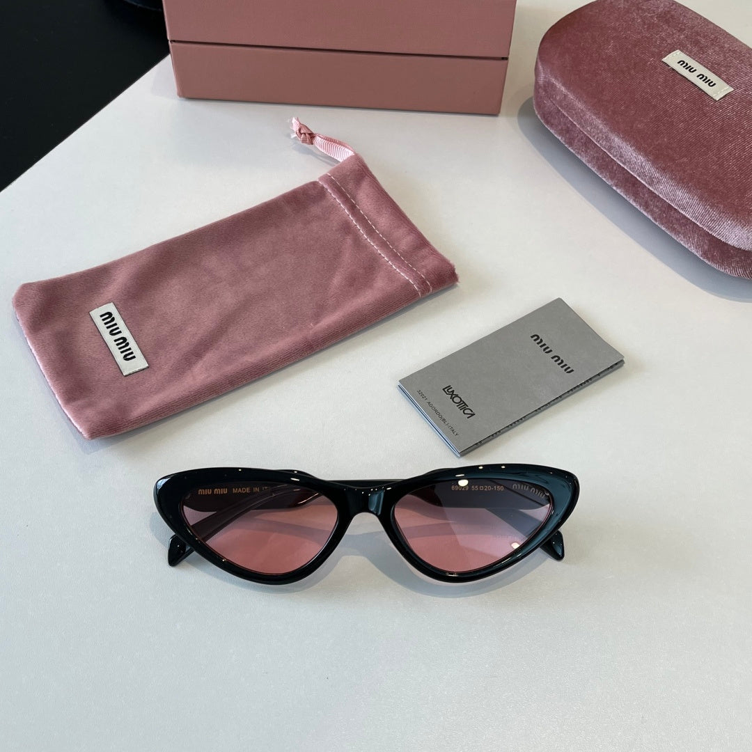 Miu Miu Cat-Eye Silver Lens Sunglasses for Men & Women - 466158 - detail image 4