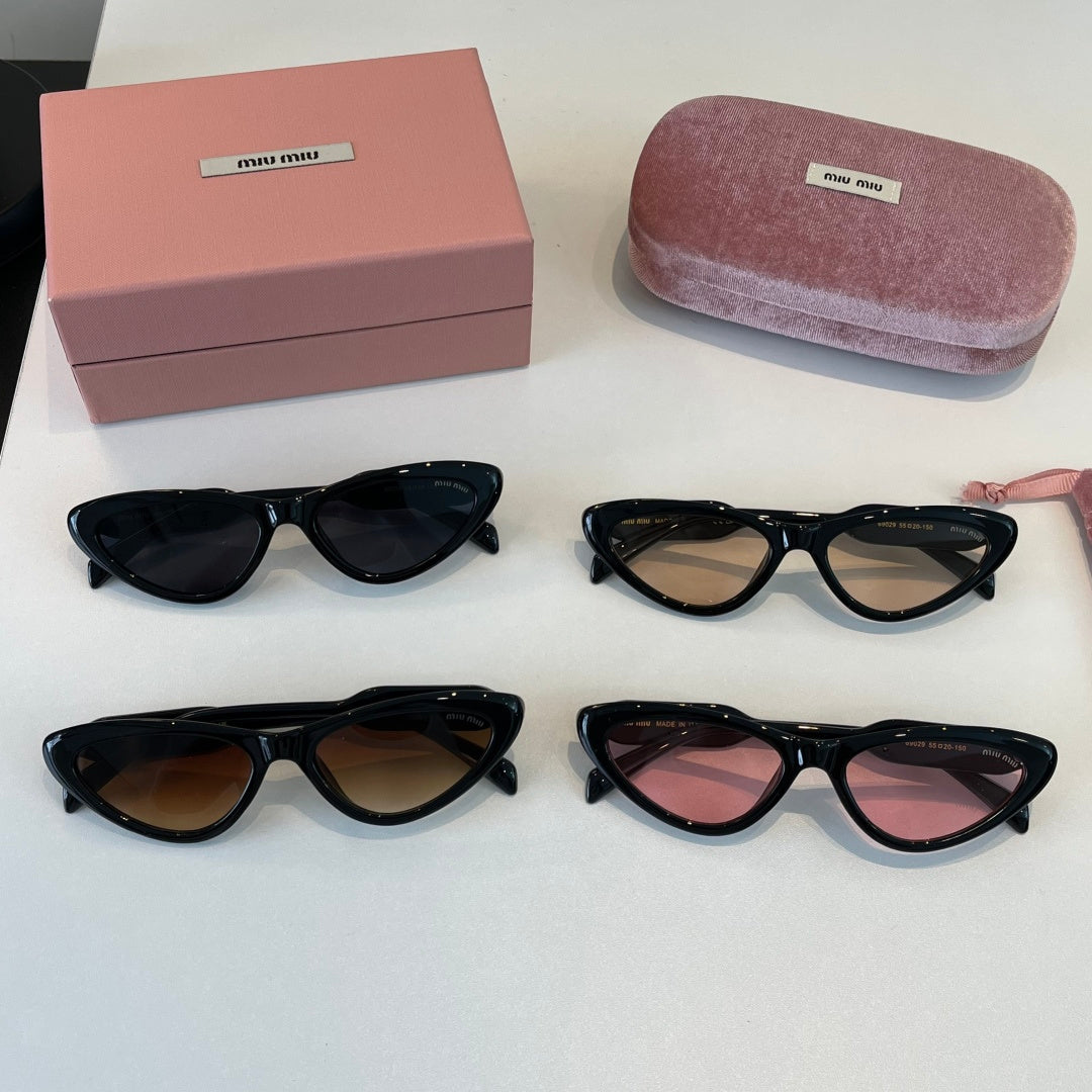 Miu Miu Cat-Eye Silver Lens Sunglasses for Men & Women - 466154 - detail image 11