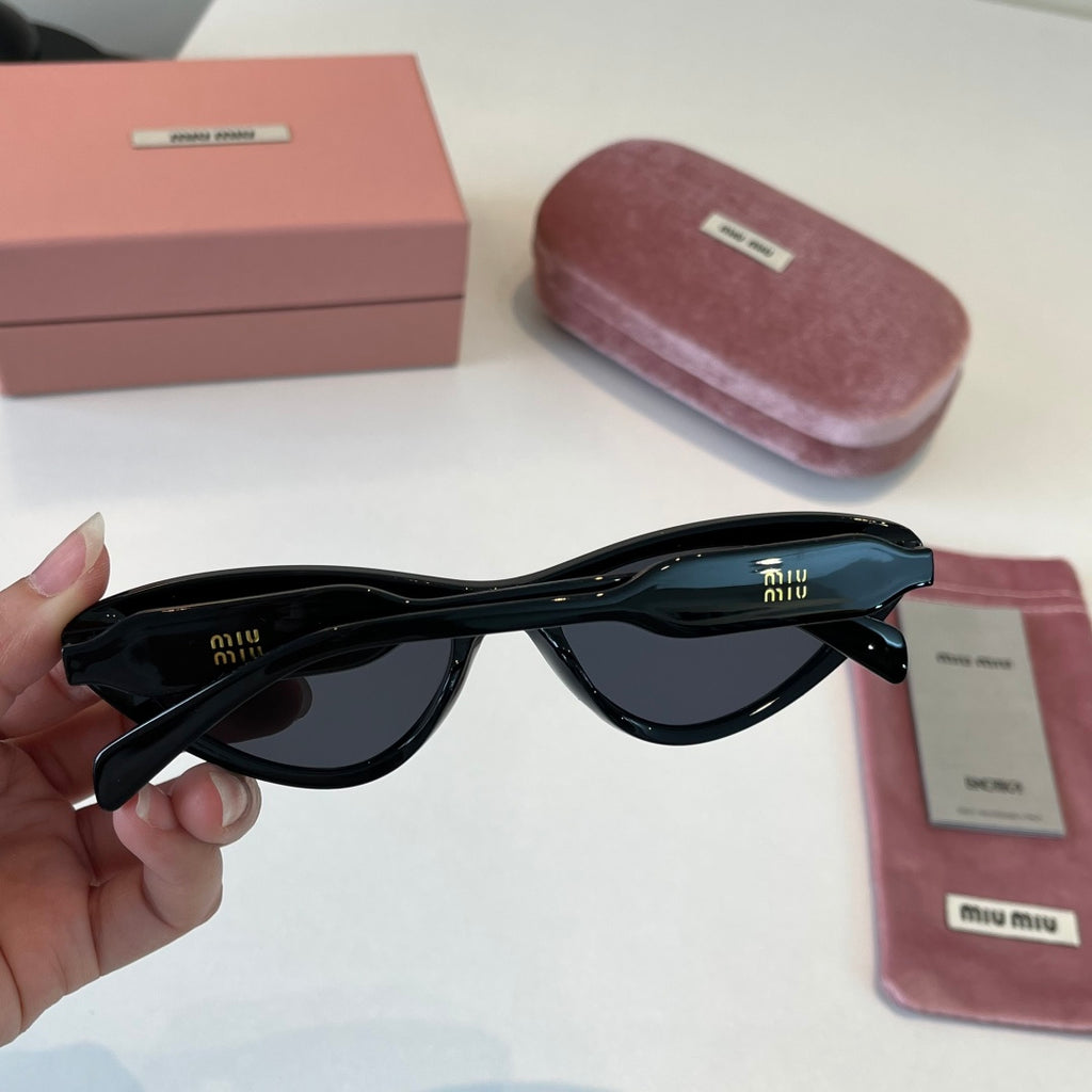 Miu Miu Cat-Eye Black Lens Sunglasses for Men & Women - 466159 - detail image 7
