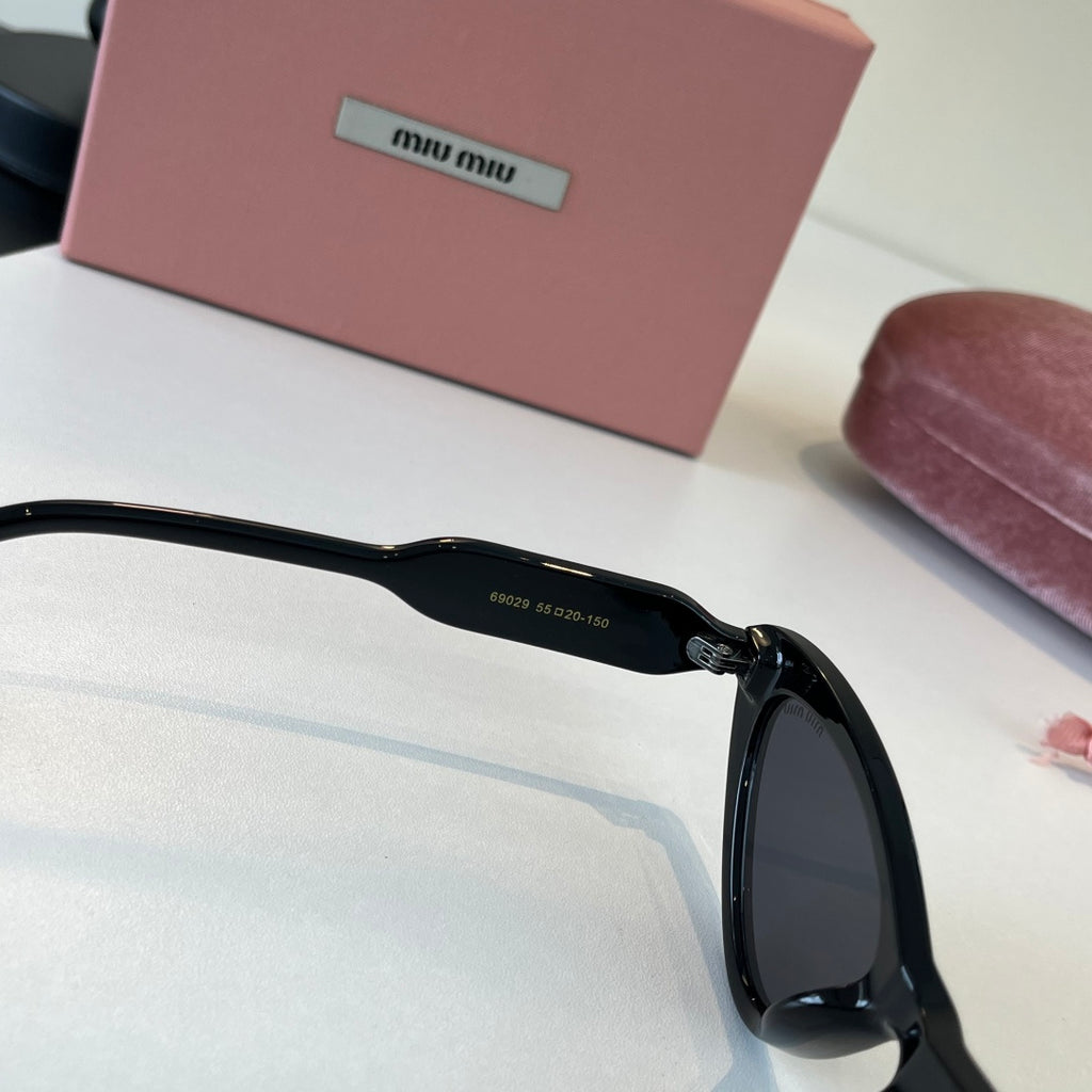 Miu Miu Cat-Eye Black Lens Sunglasses for Men & Women - 466159 - detail image 9