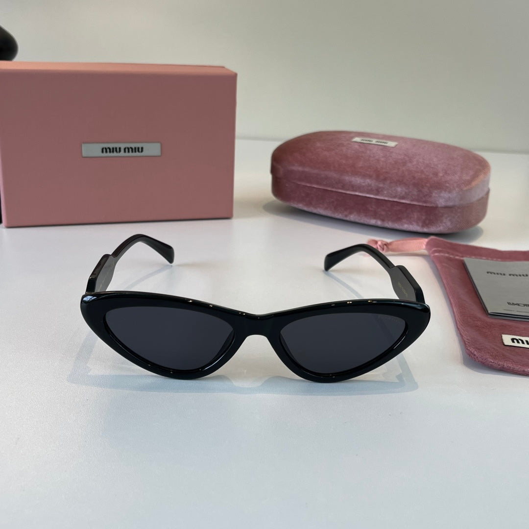 Miu Miu Cat-Eye Black Lens Sunglasses for Men & Women - 487580 - detail image 2