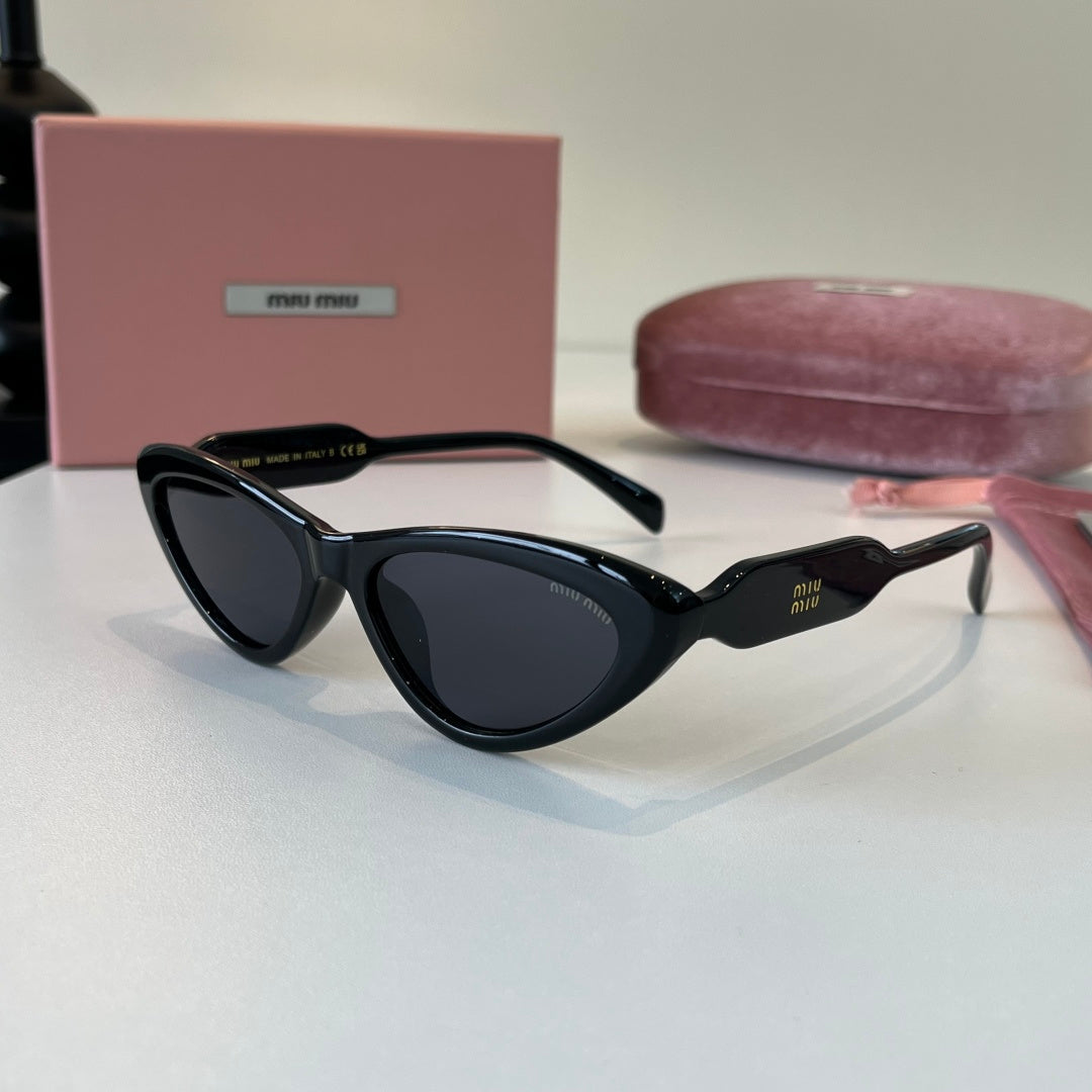 Miu Miu Cat-Eye Black Lens Sunglasses for Men & Women - 487580 - detail image 3