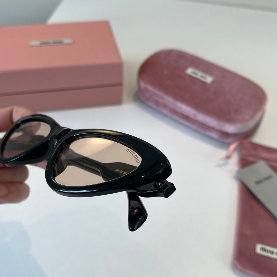 Miu Miu Cat-Eye Silver Lens Sunglasses for Men & Women - 487582 - detail image 6