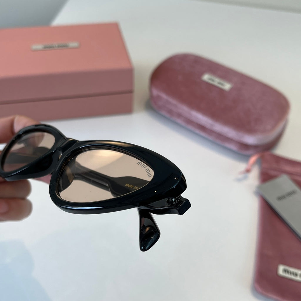 Miu Miu Cat-Eye Silver Lens Sunglasses for Men & Women - 466161 - detail image 6