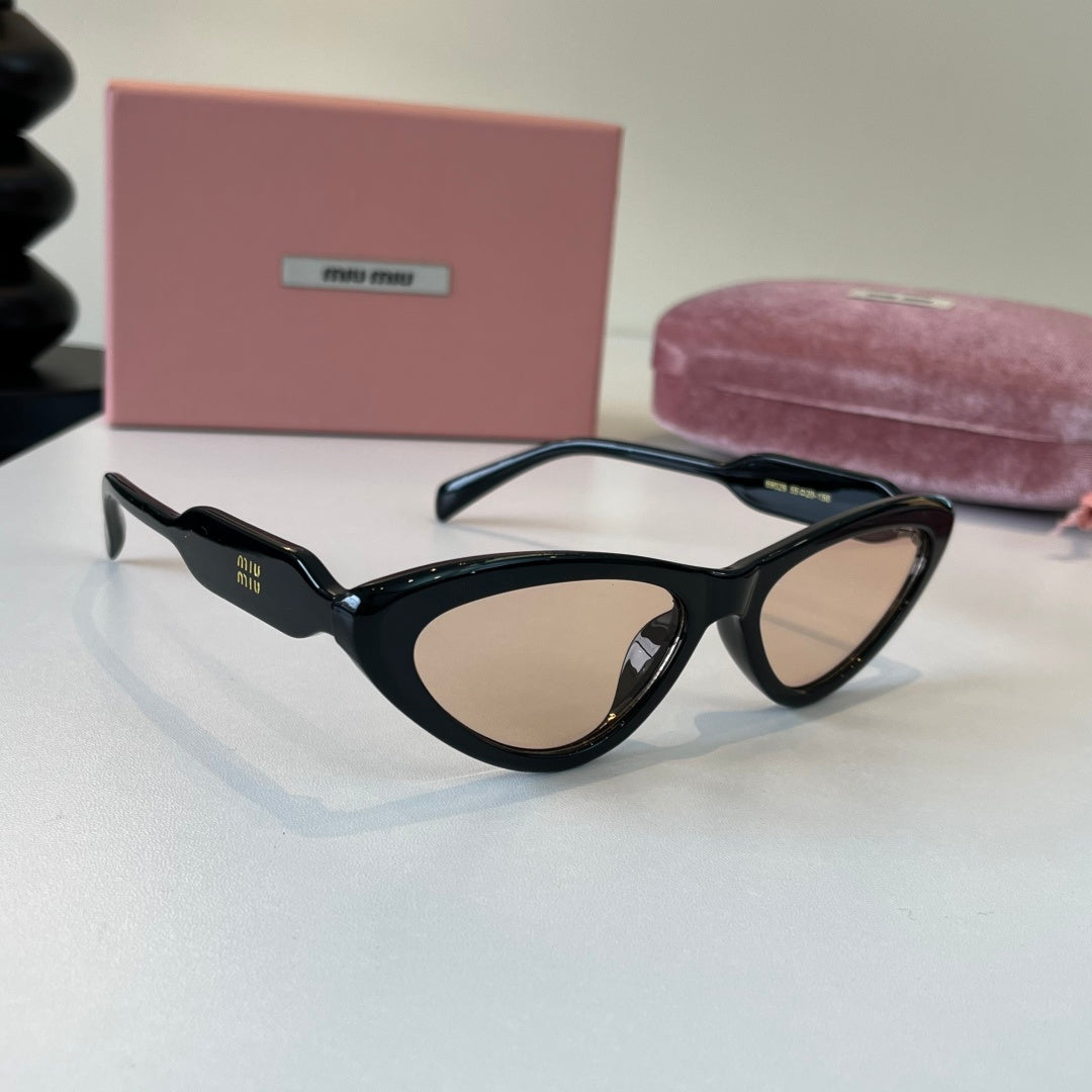 Miu Miu Cat-Eye Silver Lens Sunglasses for Men & Women - 466157