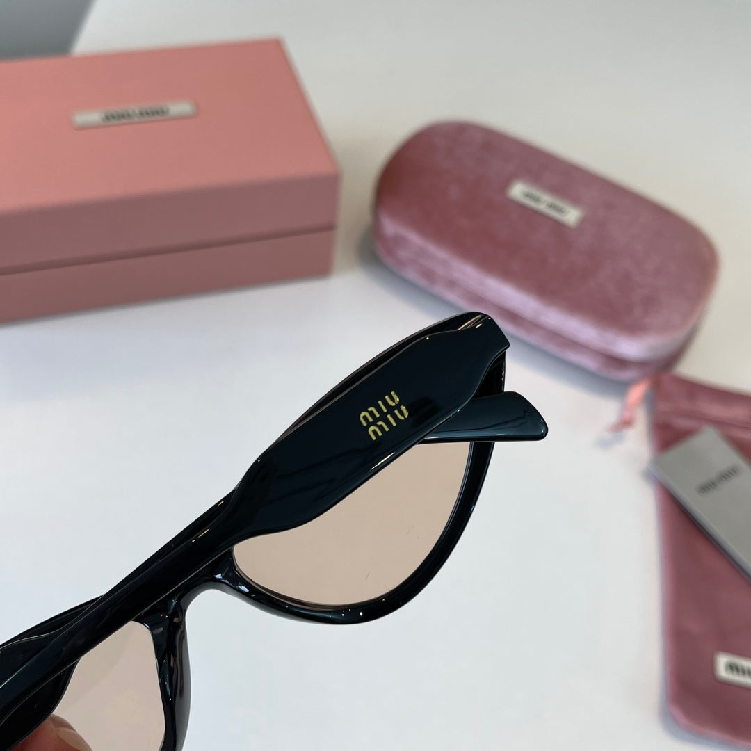 Miu Miu Cat-Eye Silver Lens Sunglasses for Men & Women - 466157 - detail image 7