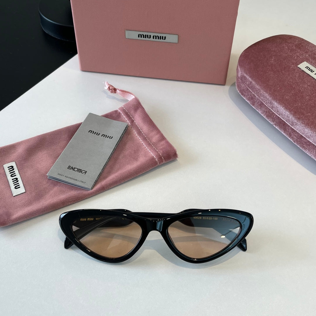 Miu Miu Cat-Eye Silver Lens Sunglasses for Men & Women - 487582 - detail image 4