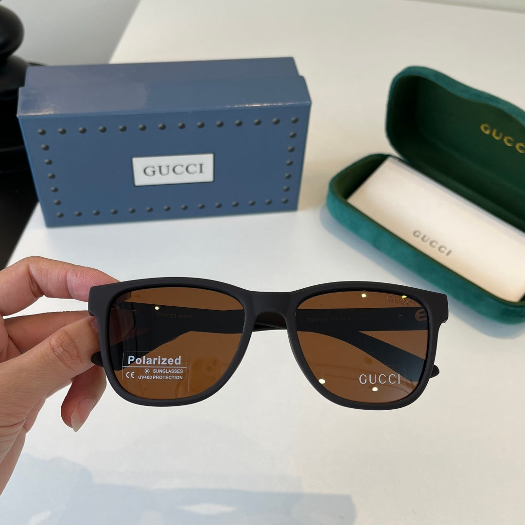Gucci Oversized Black Lens Sunglasses for Men - detail image 5