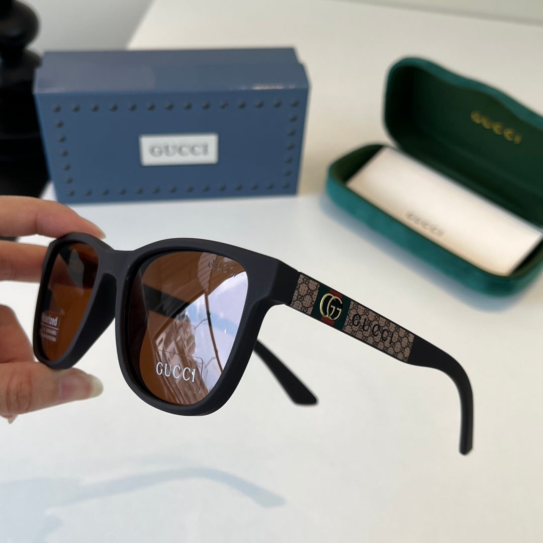 Gucci Oversized Black Lens Sunglasses for Men - detail image 9