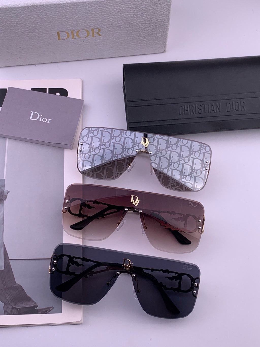 Dior CD11753 Fashion Blue Lens Sunglasses for Women - 465384 - detail image 7