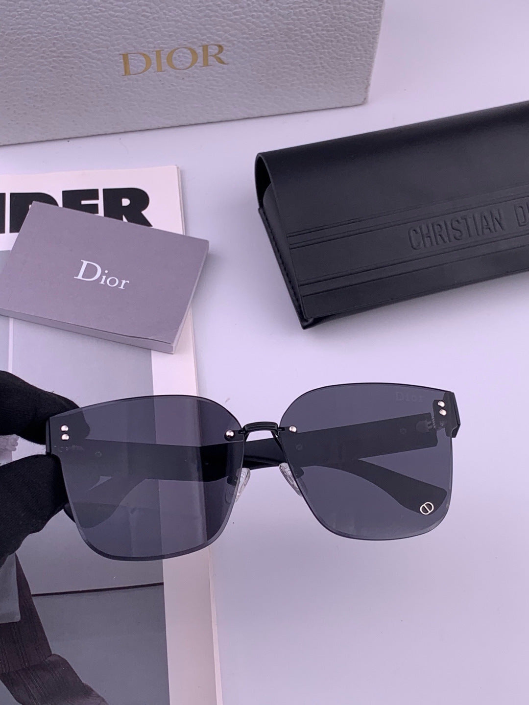 Dior CD9972 Square Pink Lens Sunglasses for Women