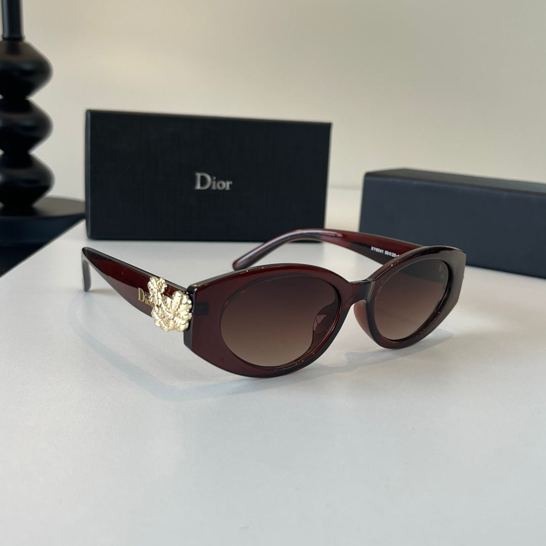 Dior Fashion Red Lens Sunglasses for Men & Women - 486775