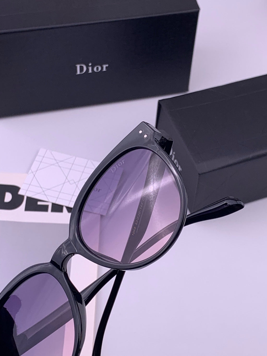 Dior CD5106 Polarized Square Brown Lens Sunglasses for Women - 465375 - detail image 4