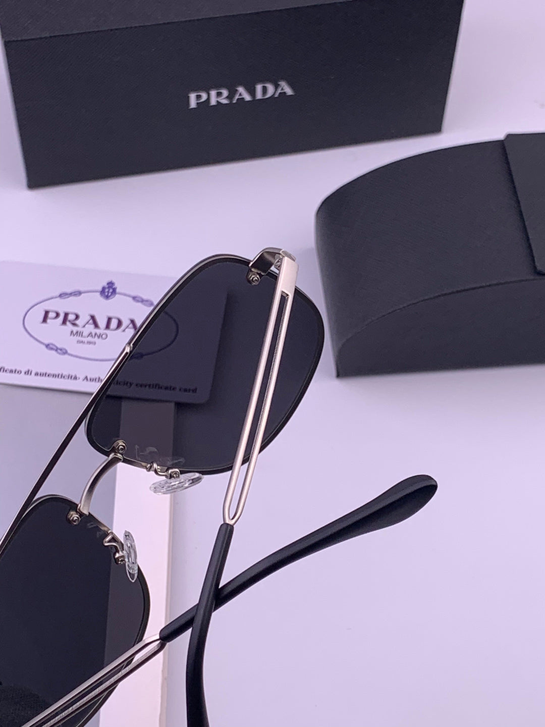 Prada P880665 Polarized Fashion Gray Lens Sunglasses for Men - 465523 - detail image 3