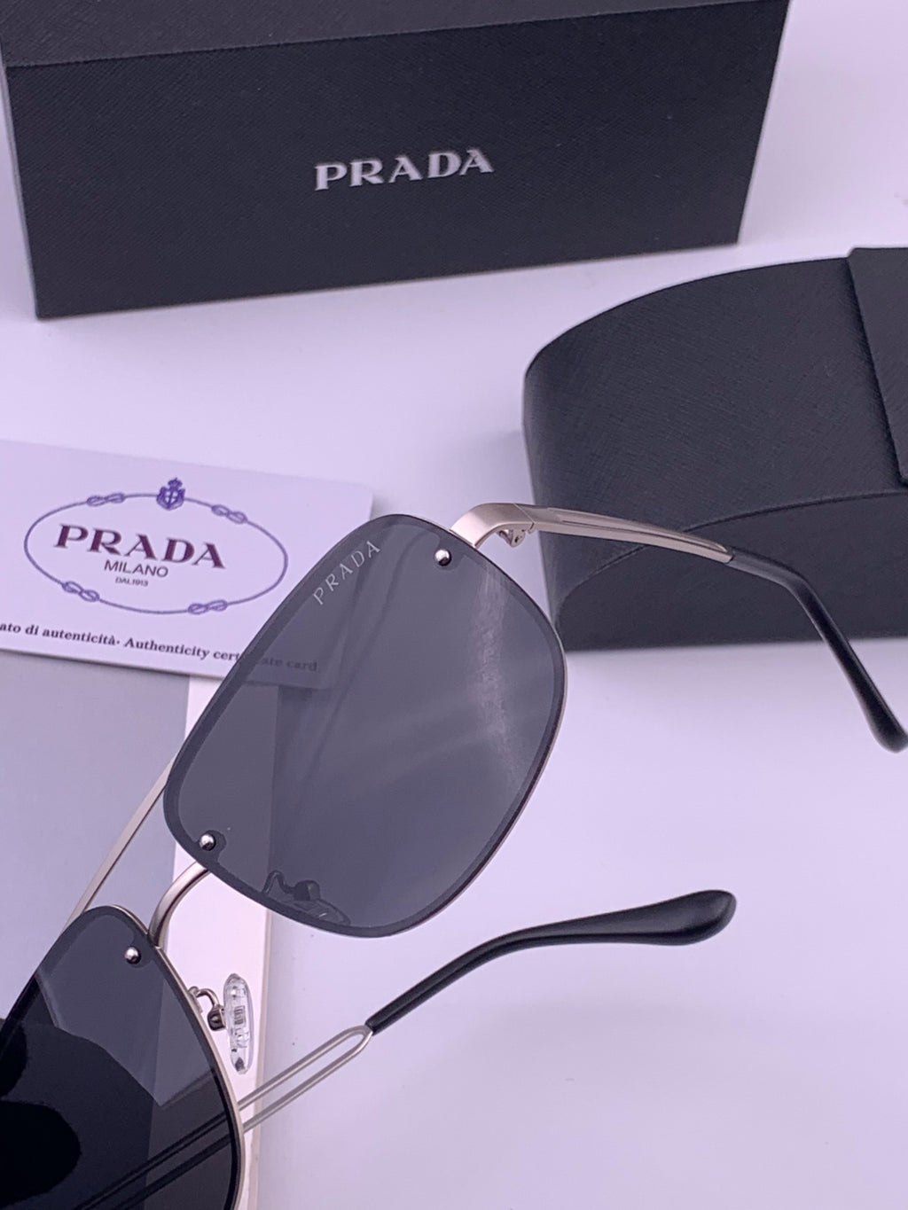 Prada P880665 Polarized Fashion Gray Lens Sunglasses for Men - 465523 - detail image 2