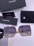 Chanel CH9519 Polarized Square Black Lens Sunglasses for Women