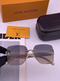 Louis Vuitton L1550 Square Brown Lens Sunglasses for Men & Women