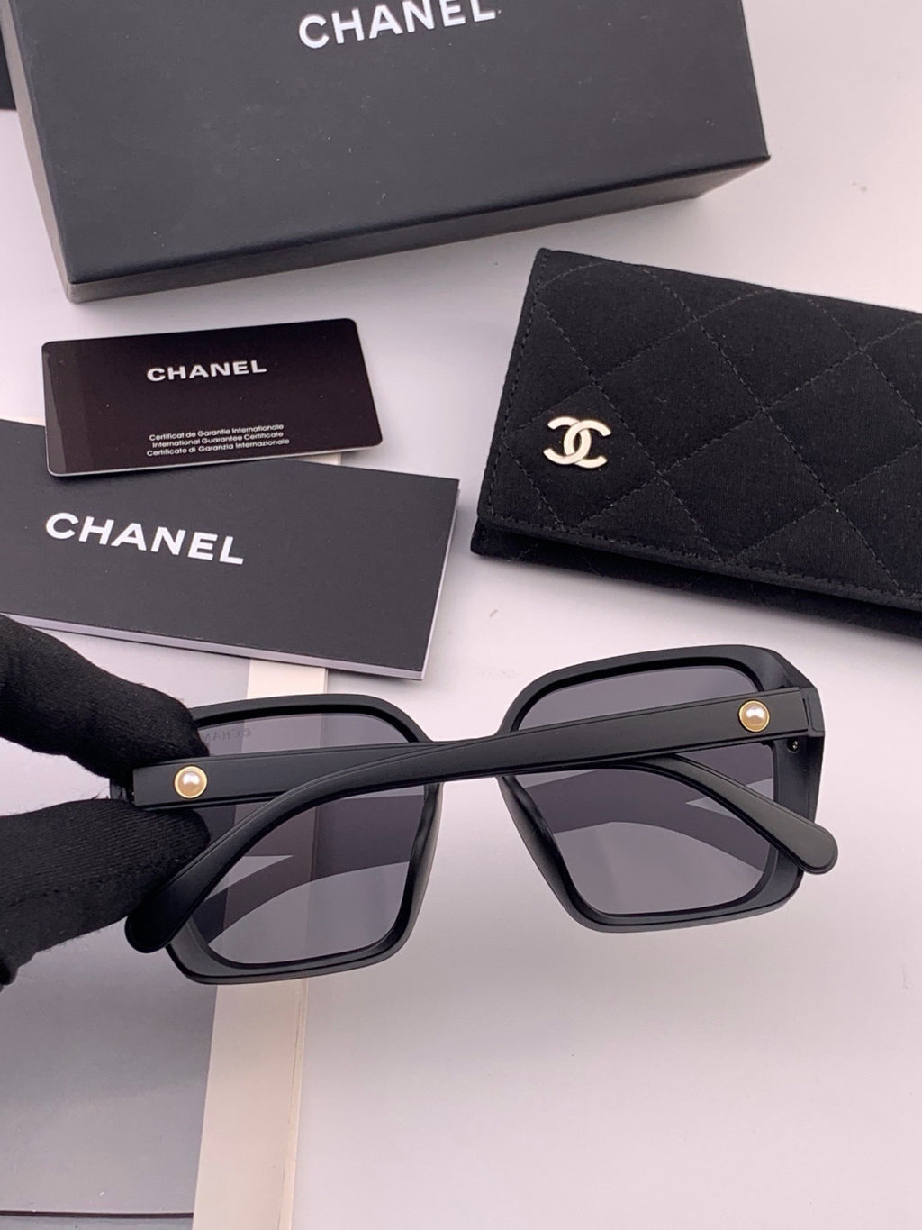 Chanel CH6994 Polarized Oversized Gold Lens Sunglasses for Men & Wome - 465225 - detail image 4