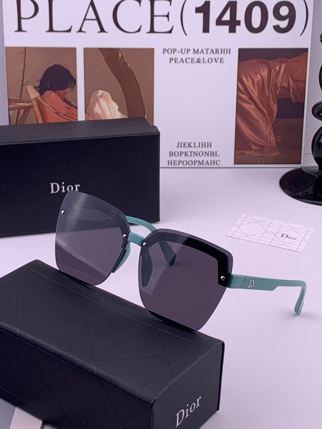 Dior D68000 Polarized Fashion Gold Lens Sunglasses for Men & Women - detail image 2