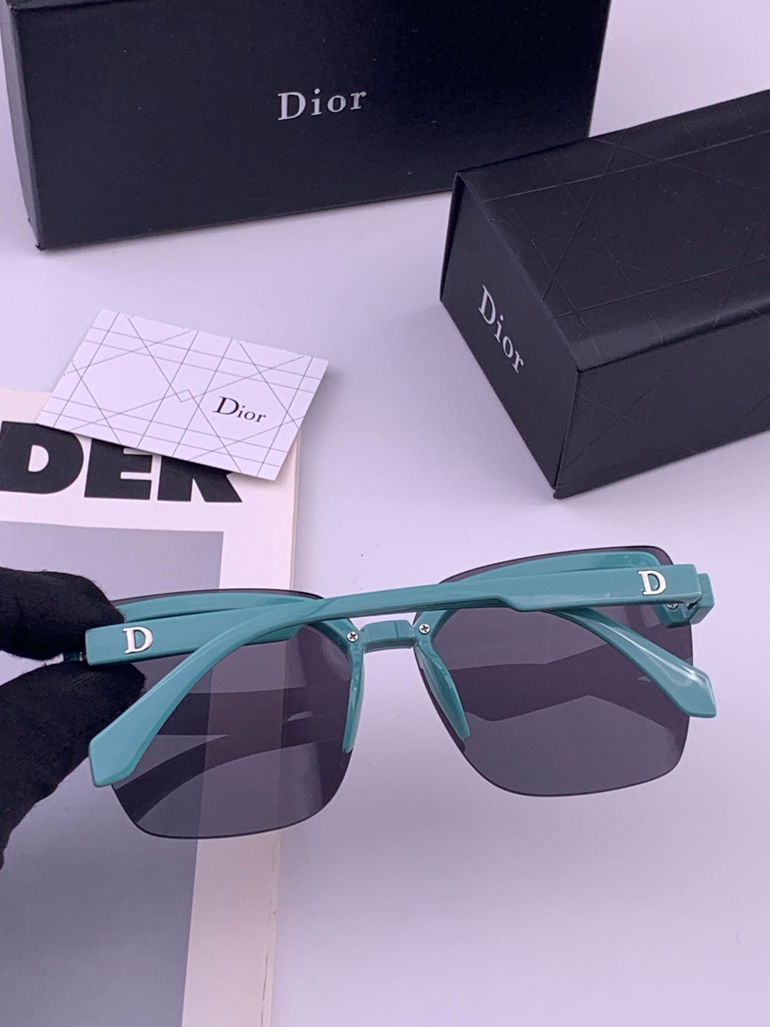 Dior D68000 Polarized Fashion Gold Lens Sunglasses for Men & Women - detail image 6