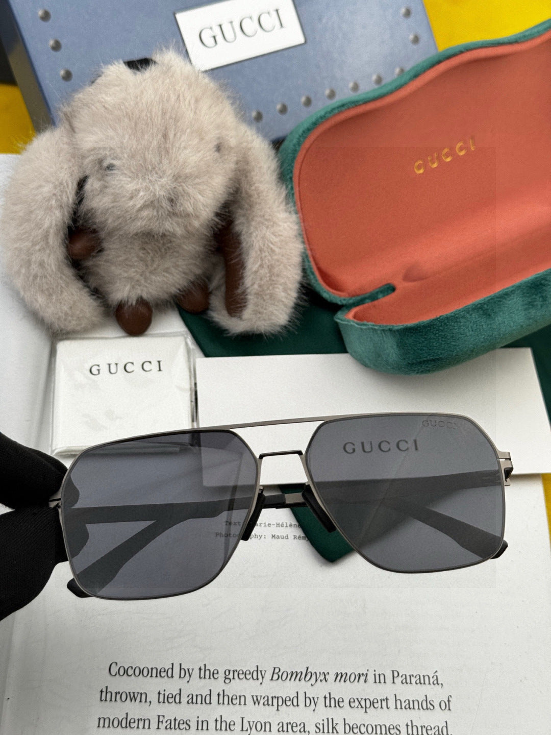 Gucci G711 Polarized Fashion Gold Lens Sunglasses for Men & Women - 464983