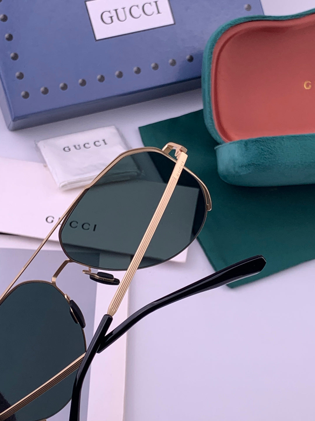 Gucci G7380 Fashion Gold Lens Sunglasses for Men & Women - 464987 - detail image 5