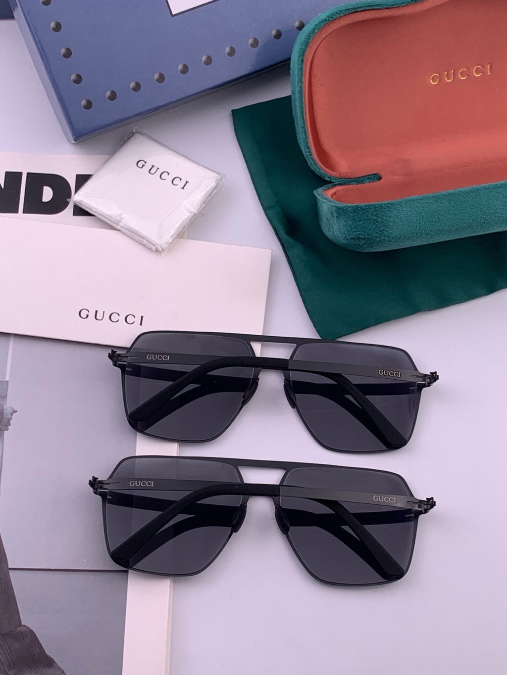 Gucci G3731 Fashion Orange Lens Sunglasses for Men & Women - 464997 - detail image 6