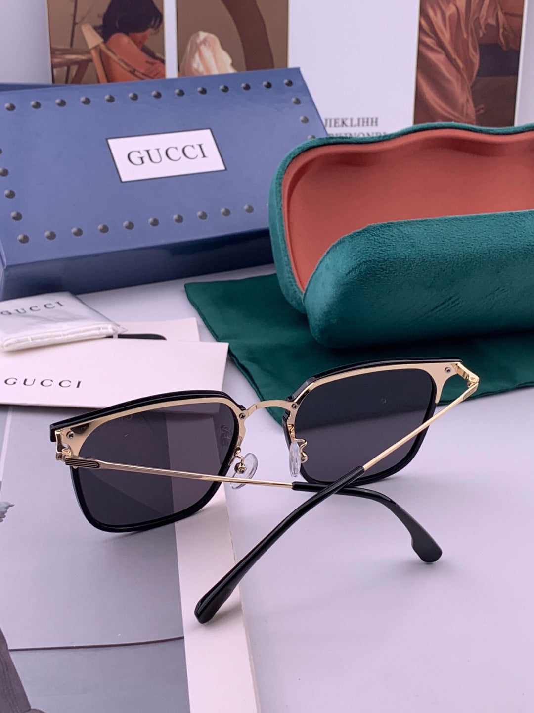 Gucci G81937 Fashion Orange Lens Sunglasses for Men & Women - detail image 5
