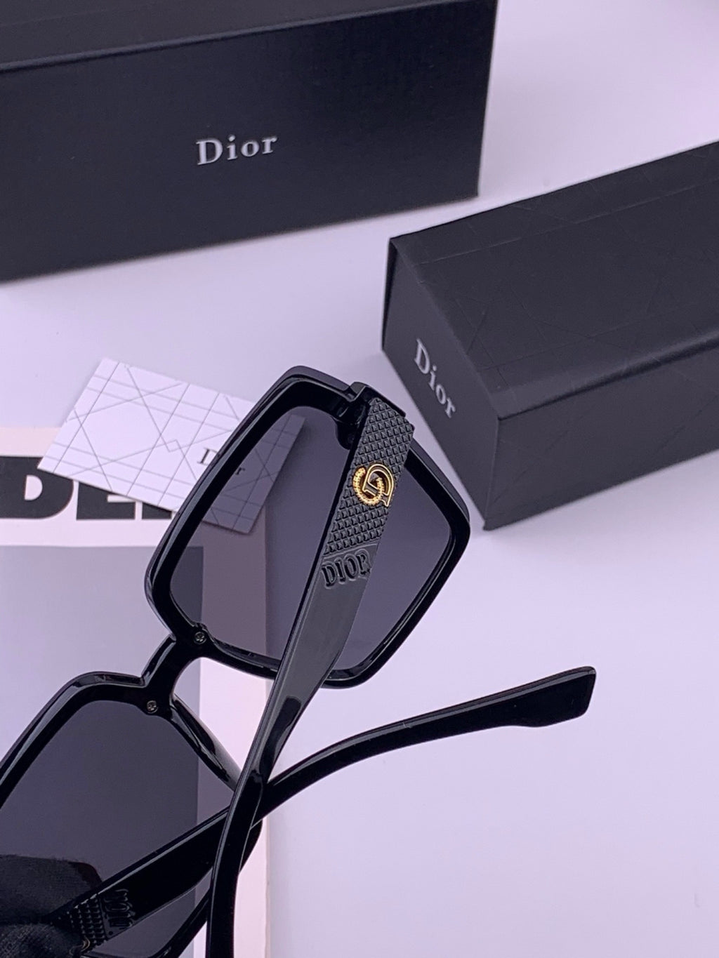 Dior CD27702 Polarized Fashion Gold Lens Sunglasses for Men & Women - 465315 - detail image 6