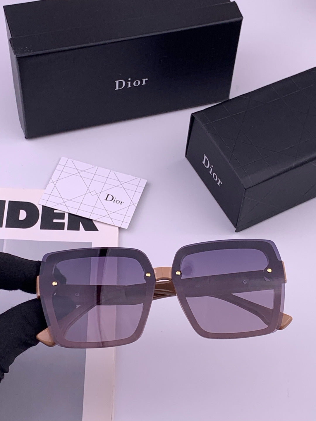 Dior CD27702 Polarized Fashion Brown Lens Sunglasses for Men & Women - 465316