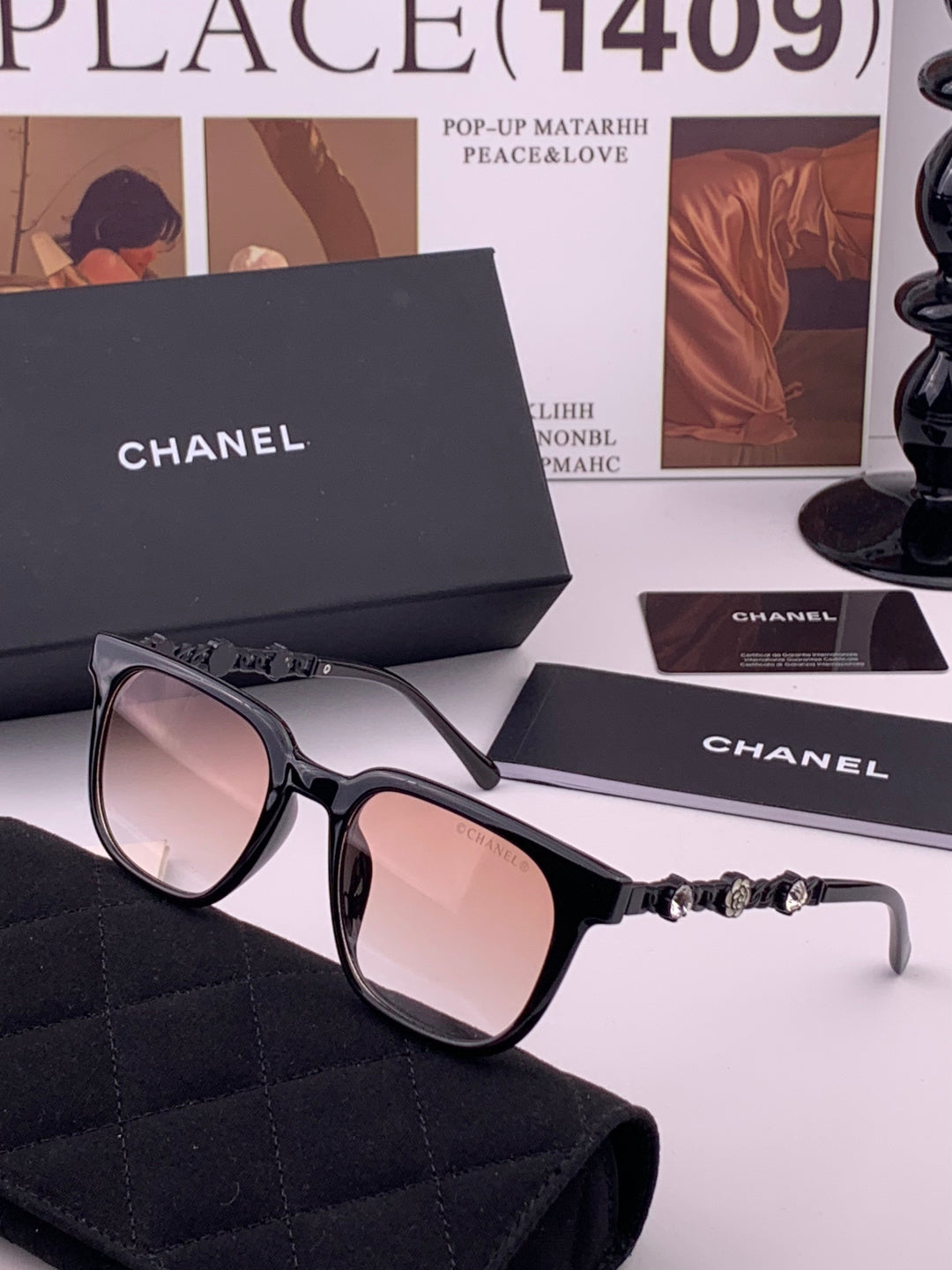 Chanel CH5236 Fashion Brown Lens Sunglasses for Men & Women - 465120 - detail image 2