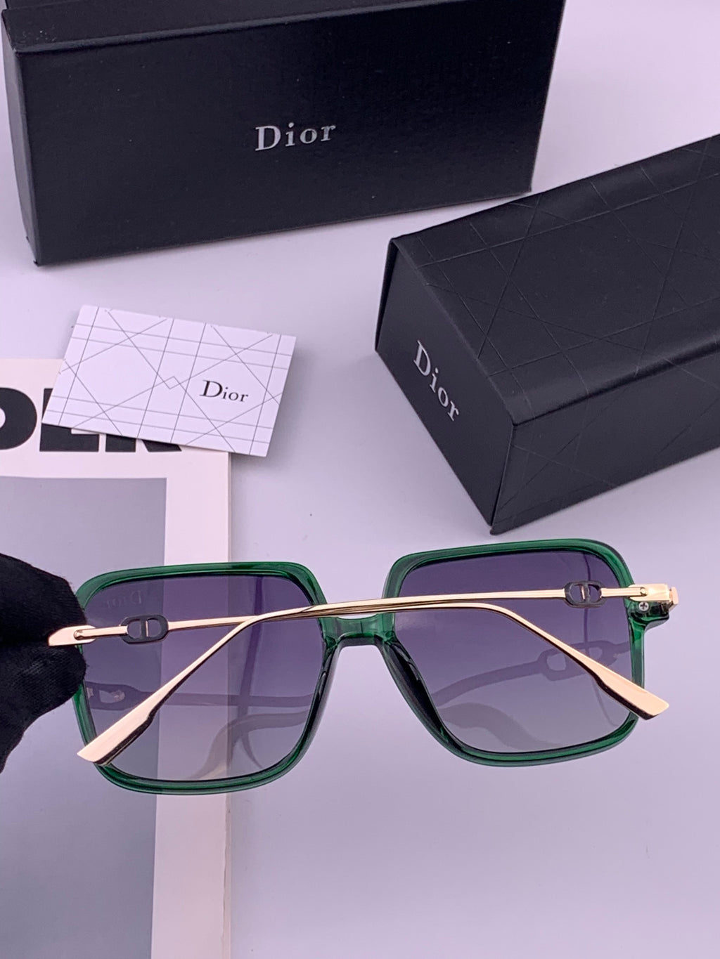 Dior CD3203 Polarized Fashion Gold Lens Sunglasses for Men & Women - 465320 - detail image 5
