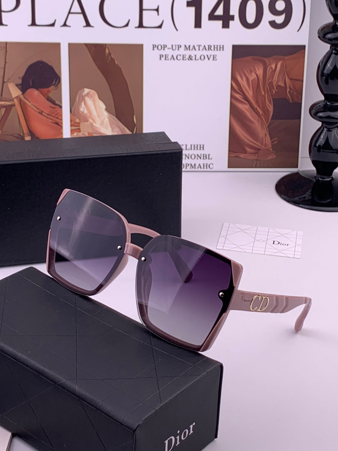 Dior CD2811 Polarized Fashion Gold Lens Sunglasses for Men & Women - 465323 - detail image 2