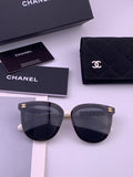 Chanel CH3620 Polarized Square Brown Lens Sunglasses for Men & Women - 465124
