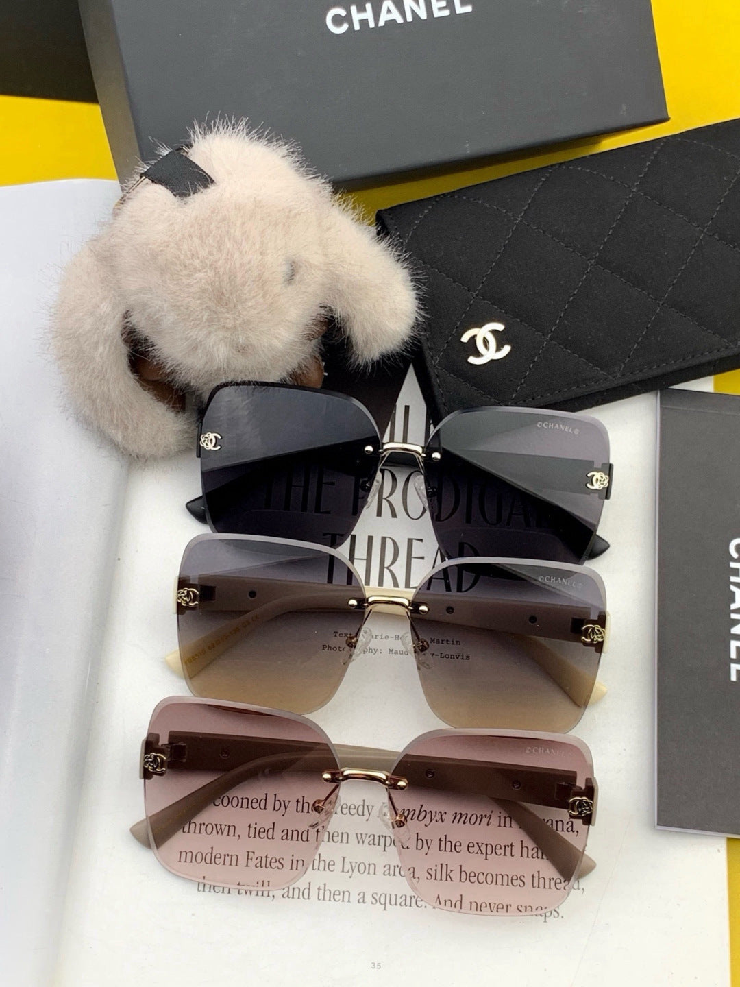 Chanel CH0551 Fashion Brown Lens Sunglasses for Men & Women - 465104 - detail image 7