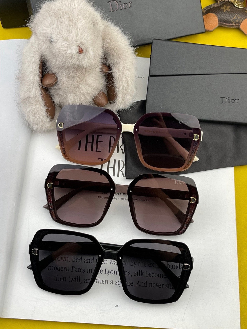 Dior D3200 Polarized Fashion Blue Lens Sunglasses for Men & Women - 465309 - detail image 7