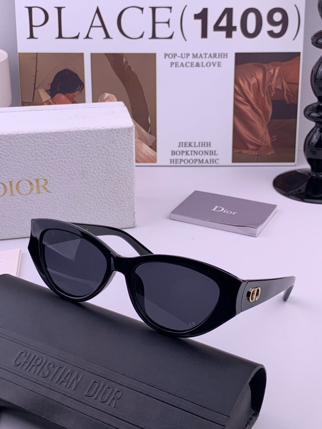 Dior D0293 Fashion Black Lens Sunglasses for Men & Women - 465310