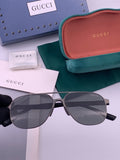 Gucci G2807 Polarized Aviator Black Lens Sunglasses for Men - 464873