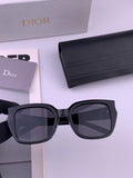 Dior CD6820 Polarized Square Black Lens Sunglasses for Women