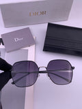 Dior CD7210 Square Gold Lens Sunglasses for Women