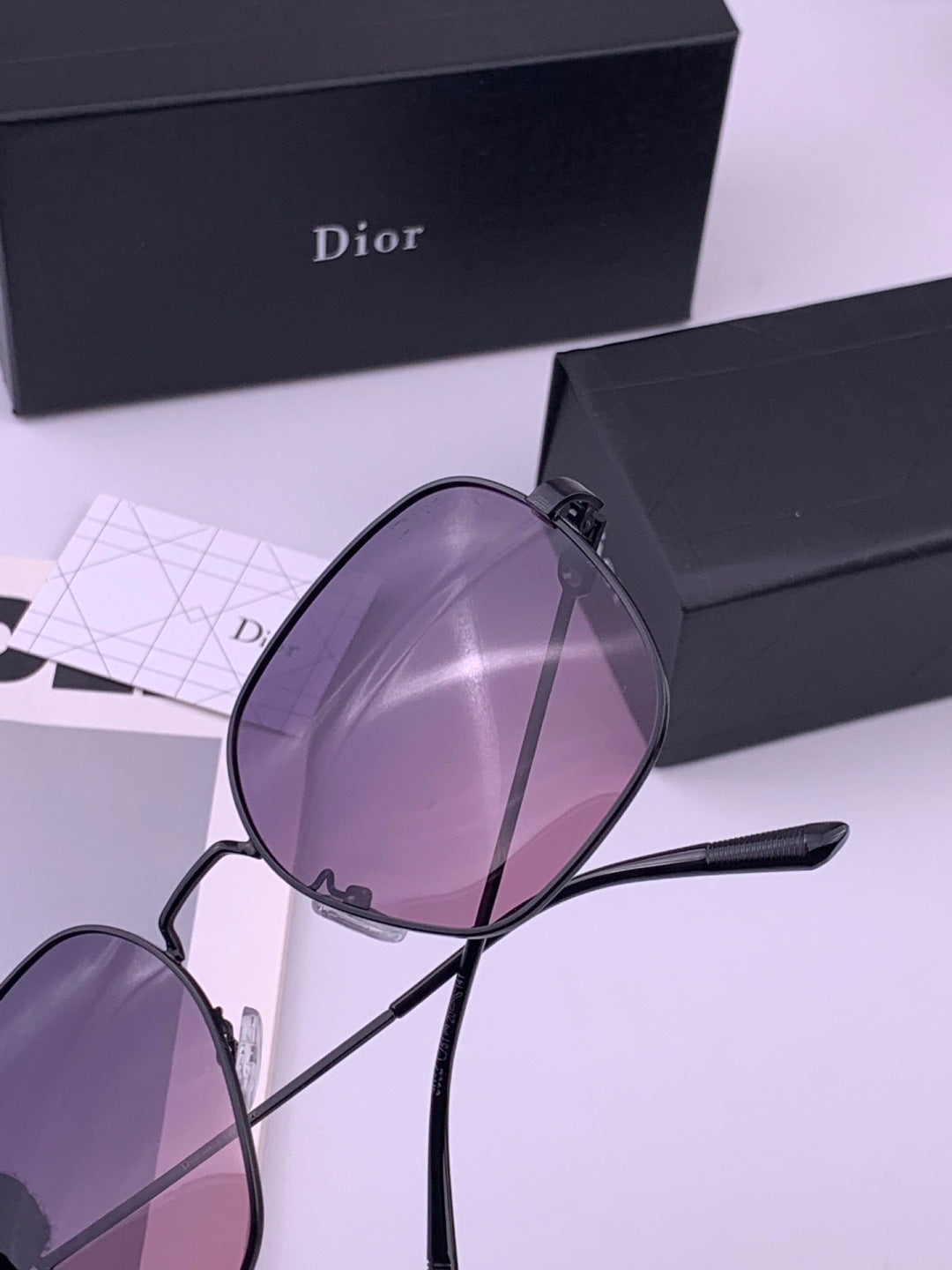 Dior CD2303 Fashion Brown Lens Sunglasses for Men & Women - detail image 5